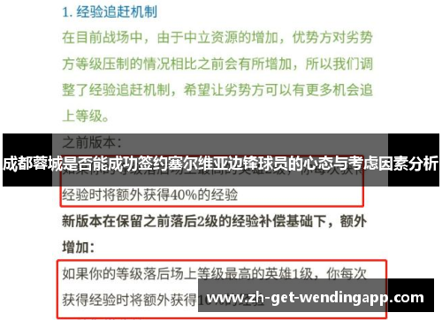 成都蓉城是否能成功签约塞尔维亚边锋球员的心态与考虑因素分析