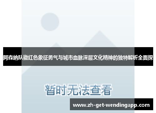 阿森纳队徽红色象征勇气与城市血脉深层文化精神的独特解析全面探